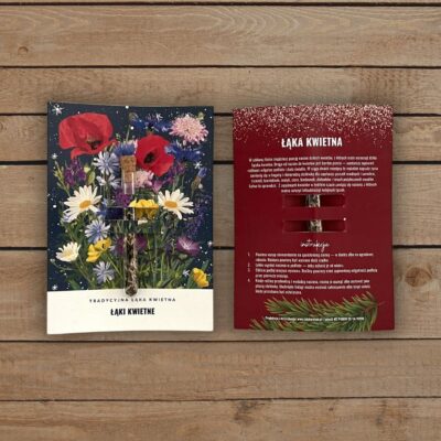 Fiolka z kwiatami polnymi miniaturka 4