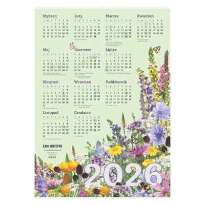 Kalendarz z kwiatami 2026 - przedsprzedaż miniaturka 1